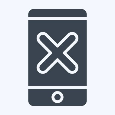 Simge Uygulaması. Ünlem sembolüyle ilgili. Kabartma tarzı. dizayn edilebilir