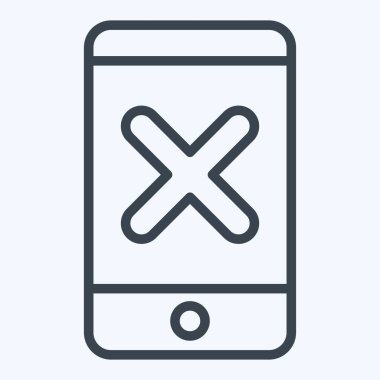 Simge Uygulaması. Ünlem sembolüyle ilgili. Sıra tarzı. dizayn edilebilir