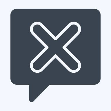 Simge Sor. Ünlem sembolüyle ilgili. Kabartma tarzı. dizayn edilebilir