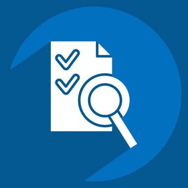 Simge Denetleme. Denetim sembolüyle ilgili. Uzun gölge tarzı. dizayn edilebilir