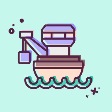 Simge mavnası. Araç sembolüyle ilgili. MBE tarzı. düzenlenebilir