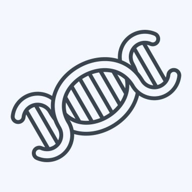 Simge biyolojisi. Biyomühendislik sembolüyle ilgili. satır biçimi