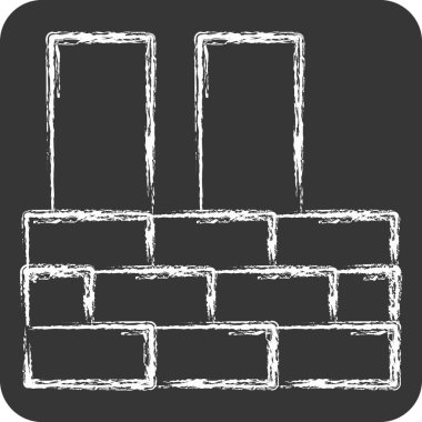 Simge İnşaat. İnşaat Mühendisliği sembolüyle ilgili. tebeşir Biçimi