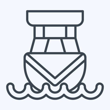 Simge Kabin Kruvazörü. Araç sembolüyle ilgili. Sıra tarzı. düzenlenebilir