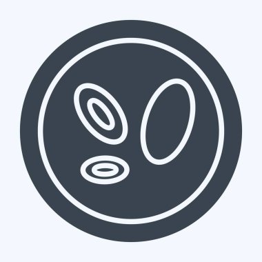 Simge hücresi. Biyomühendislik sembolüyle ilgili. Kabartma biçimi