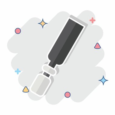 Simge keskisi. Tamir Aletleri sembolüyle ilgili. Çizgi roman. dizayn edilebilir