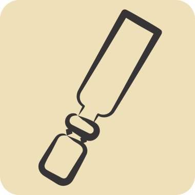 Simge keskisi. Tamir Aletleri sembolüyle ilgili. El çizimi tarzı. dizayn edilebilir