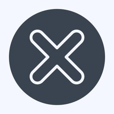 Simge Sikkesi. Ünlem sembolüyle ilgili. Kabartma tarzı. dizayn edilebilir