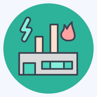 Simge Birleşmiş Güç. Dünya 'yı Kurtarma sembolüyle ilgili. renk arkadaşı stili. düzenlenebilir