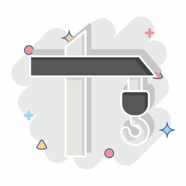 Simge İnşaat. Geliştirme sembolüyle ilgili. çizgi roman biçimi