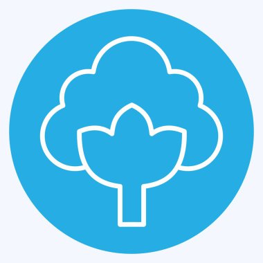 Simge Cotton. Kumaş sembolüyle ilgili. Mavi gözlü. dizayn edilebilir