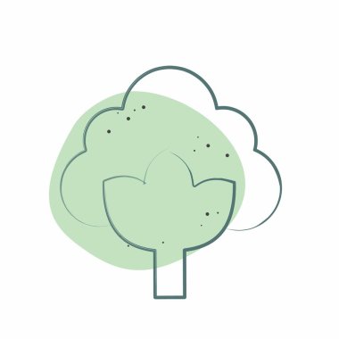 Simge Cotton. Kumaş sembolüyle ilgili. Renkli Leke Biçimi. dizayn edilebilir