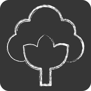 Simge Cotton. Kumaş sembolüyle ilgili. Tebeşir stili. dizayn edilebilir