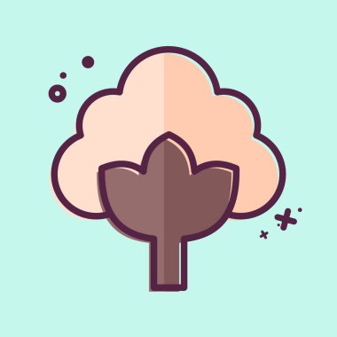 Simge Cotton. Kumaş sembolüyle ilgili. MBE tarzı. dizayn edilebilir