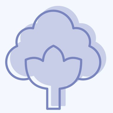 Simge Cotton. Kumaş sembolüyle ilgili. İki ton stili. dizayn edilebilir