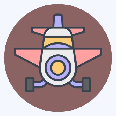 Simge Kırpıcı Duster. Araç sembolüyle ilgili. renk arkadaşı stili. düzenlenebilir