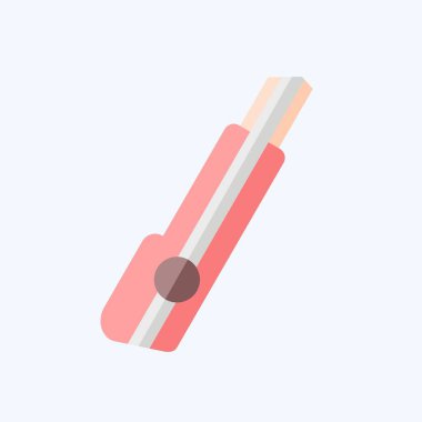 Simge Kesicisi. Tamir Aletleri sembolüyle ilgili. Düz stil. dizayn edilebilir