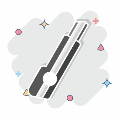 Simge Kesicisi. Tamir Aletleri sembolüyle ilgili. Çizgi roman. dizayn edilebilir