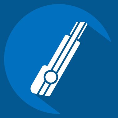 Simge Kesicisi. Tamir Aletleri sembolüyle ilgili. Uzun gölge tarzı. dizayn edilebilir