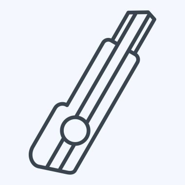 Simge Kesicisi. Tamir Aletleri sembolüyle ilgili. Sıra tarzı. dizayn edilebilir