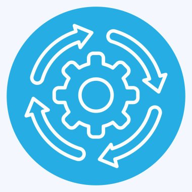 Simge Geliştirme Ayarları. Geliştirme sembolüyle ilgili. mavi gözler tarzı