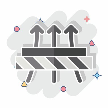 Simge Yayılmış. Kumaş sembolüyle ilgili. Çizgi roman. dizayn edilebilir