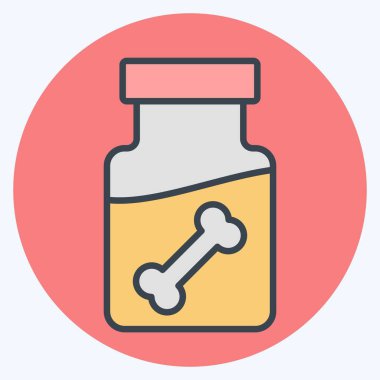 Simge Dipple Yağı. Endüstri sembolüyle ilgili. renk arkadaşı stili. dizayn edilebilir