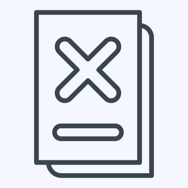 Simge Belgesi. Ünlem sembolüyle ilgili. Sıra tarzı. dizayn edilebilir