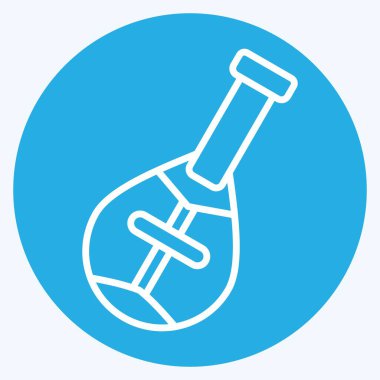 Simge Dombra. Kazakistan sembolüyle ilgili. Mavi gözlü. dizayn edilebilir