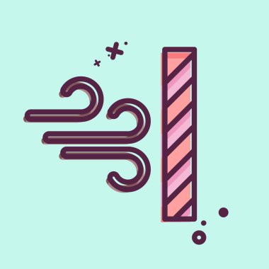 Simge Toz geçirmez. Kumaş sembolüyle ilgili. MBE tarzı. dizayn edilebilir