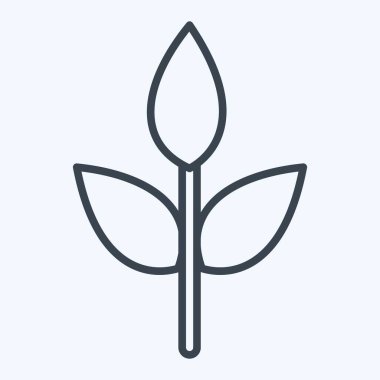 İkon çevre dostu kumaş. Kumaş sembolüyle ilgili. Sıra tarzı. dizayn edilebilir