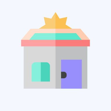 İkon Verimliliği Dünyayı Kurtarır. Dünya 'yı Kurtarma sembolüyle ilgili. düz biçim