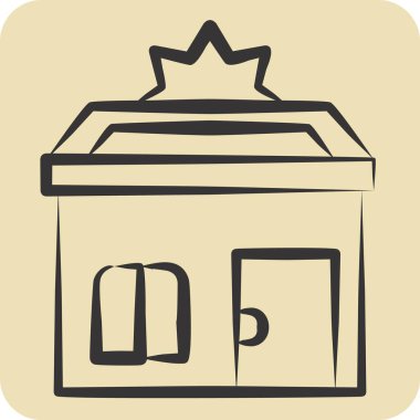 İkon Verimliliği Dünyayı Kurtarır. Dünya 'yı Kurtarma sembolüyle ilgili. el çizimi biçim