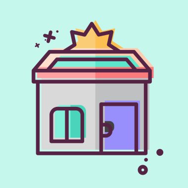 İkon Verimliliği Dünyayı Kurtarır. Dünya 'yı Kurtarma sembolüyle ilgili. MBE biçimi