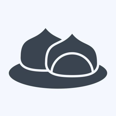 Simgesel Yemek Halkı. Kazakistan sembolüyle ilgili. Kabartma tarzı. dizayn edilebilir