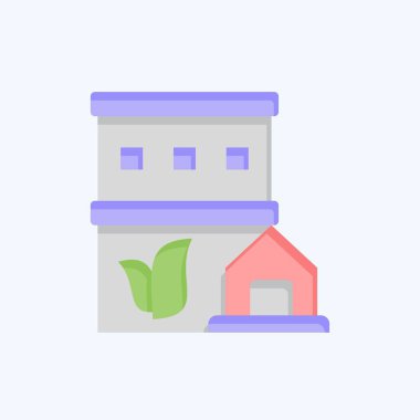 Simge Yeşil Dünyayı Kurtarır. Dünya 'yı Kurtarma sembolüyle ilgili. Düz stil. düzenlenebilir