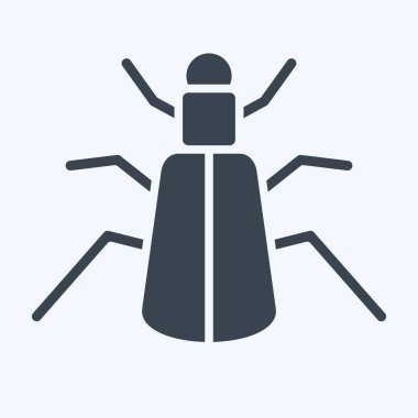 Simge zemini. Böceklerin sembolü. Kabartma tarzı. dizayn edilebilir