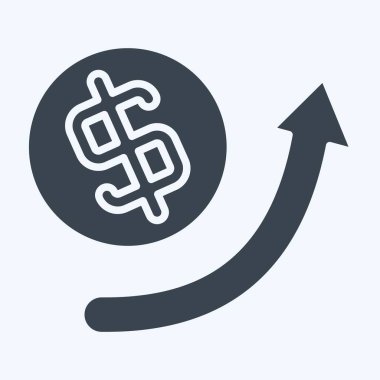 Simge Büyütme oku. Geliştirme sembolüyle ilgili. Kabartma biçimi