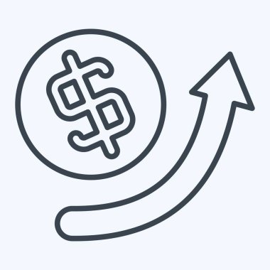 Simge Büyütme oku. Geliştirme sembolüyle ilgili. satır biçimi