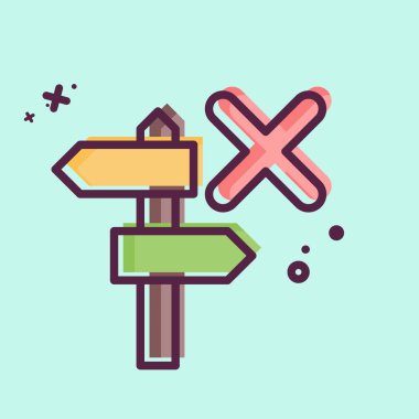 Simge Rehberi. Ünlem sembolüyle ilgili. MBE tarzı. dizayn edilebilir