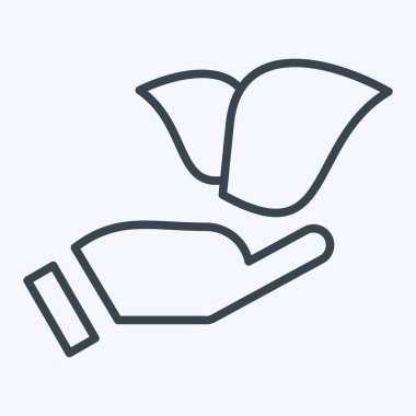 Simge Eller Tutma Tesisi. Geliştirme sembolüyle ilgili. satır biçimi