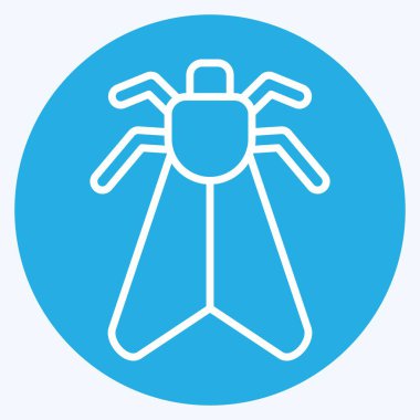 Simge Böceği. Böceklerin sembolü. Mavi gözlü. dizayn edilebilir