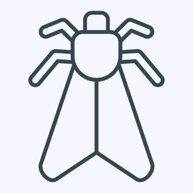 Simge Böceği. Böceklerin sembolü. Sıra tarzı. dizayn edilebilir