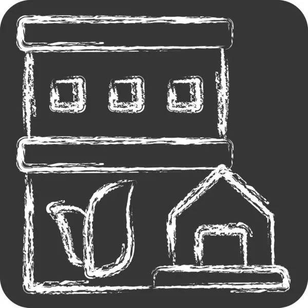 Simge Yeşil Dünyayı Kurtarır. Dünya 'yı Kurtarma sembolüyle ilgili. Tebeşir stili. düzenlenebilir