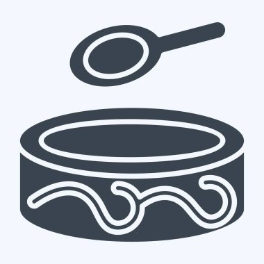 Simge Kumis. Kazakistan sembolüyle ilgili. Kabartma tarzı. dizayn edilebilir