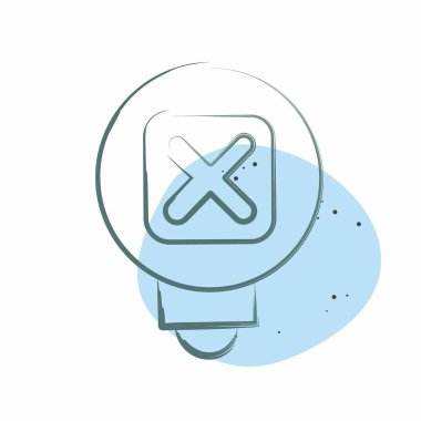 Simge Daha Fazla Öğren. Ünlem sembolüyle ilgili. Renkli Leke Biçimi. dizayn edilebilir