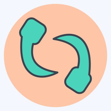 Simge sülüğü. Böceklerin sembolü. renk arkadaşı stili. dizayn edilebilir