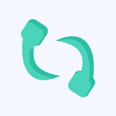 Simge sülüğü. Böceklerin sembolü. Düz stil. dizayn edilebilir