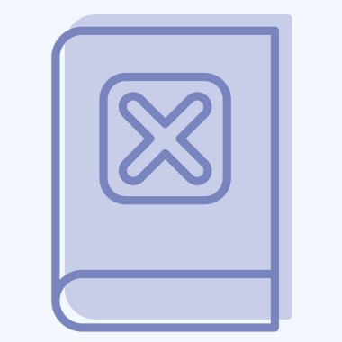 Simge Kılavuzu. Ünlem sembolüyle ilgili. İki ton stili. dizayn edilebilir