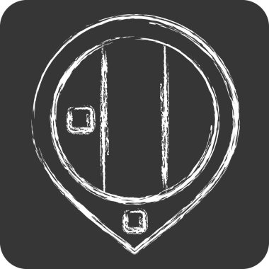 Simge Moğolistan. Kazakistan sembolüyle ilgili. Tebeşir stili. dizayn edilebilir